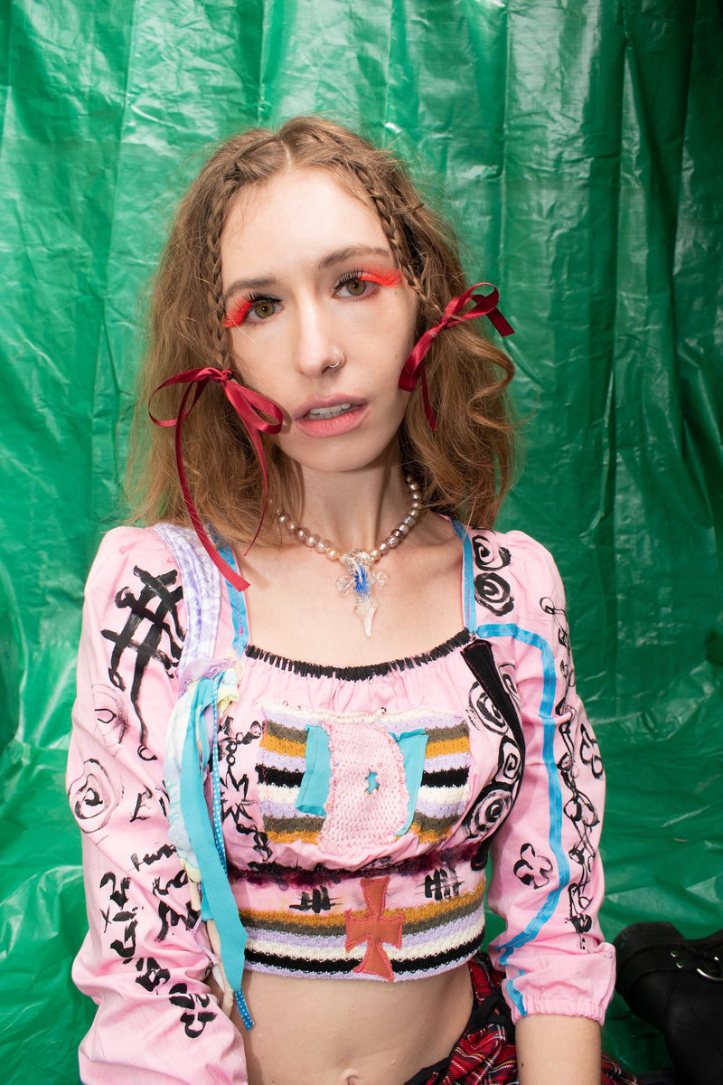 パール ネックレス Fish Tank Choker - Raver Pink Fish Tank Choker - Baroque Pink – Kathleen