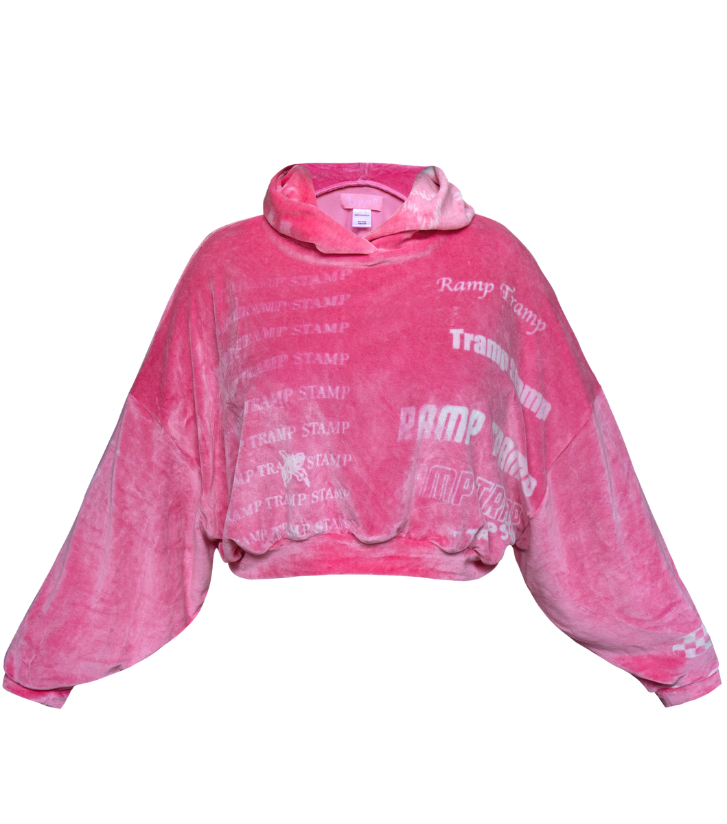 Trapstar 2024 cropped hoodie