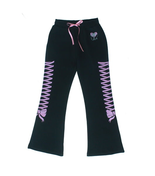 パンツ KIRSH Button string point sweat pants pink KKRWCPT510MPIA Bow_Sides_Flared_TS_Bottoms_B_