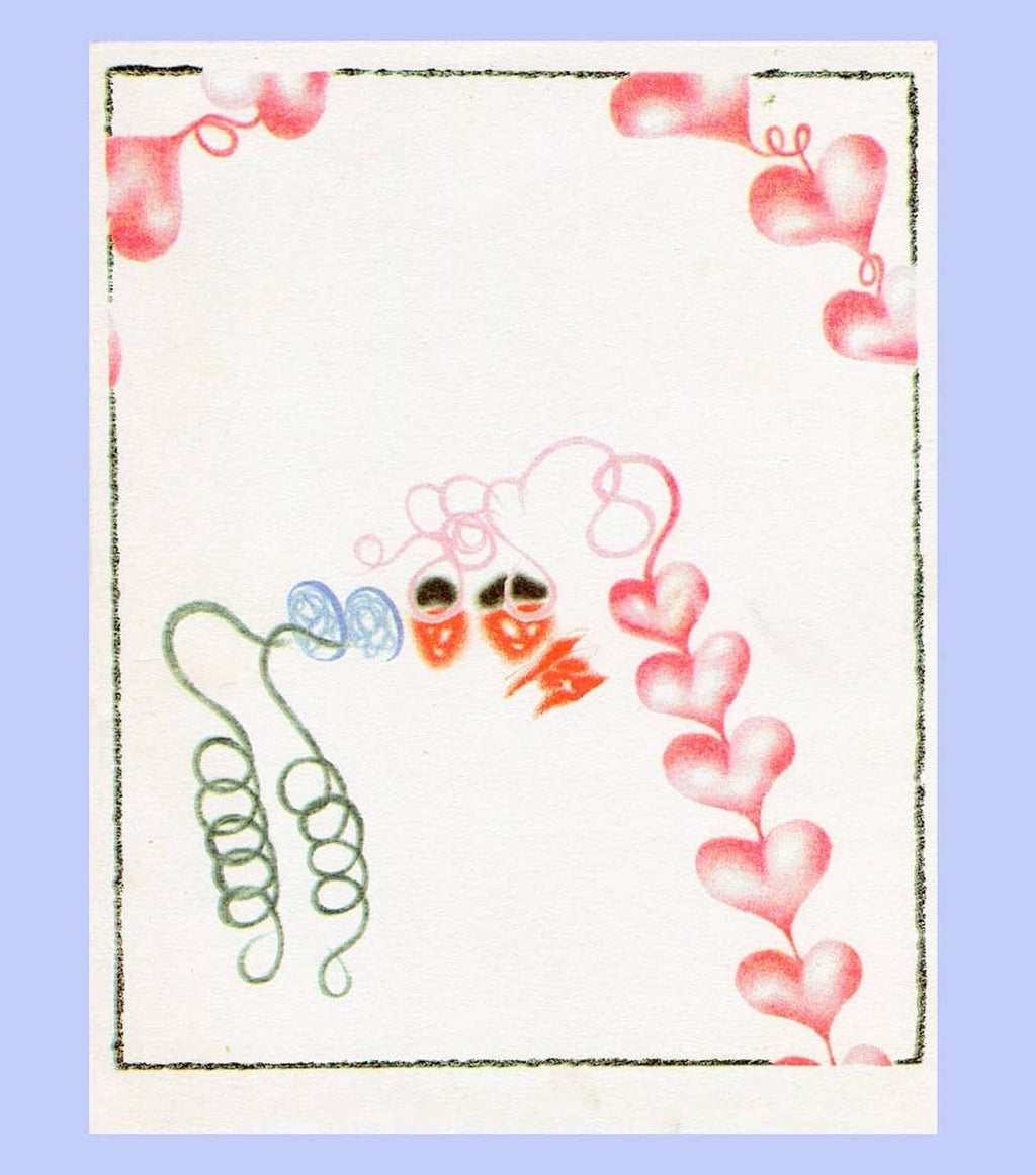 Risograph, Color risograph, Print, Poster, Artwork, ScreenprintKathleen, Kathleen Los Angeles, Independent Boutique, Independent Artist, Los Angeles Boutique, Ema Gaspar, Ema B G, Heart print, small artist print