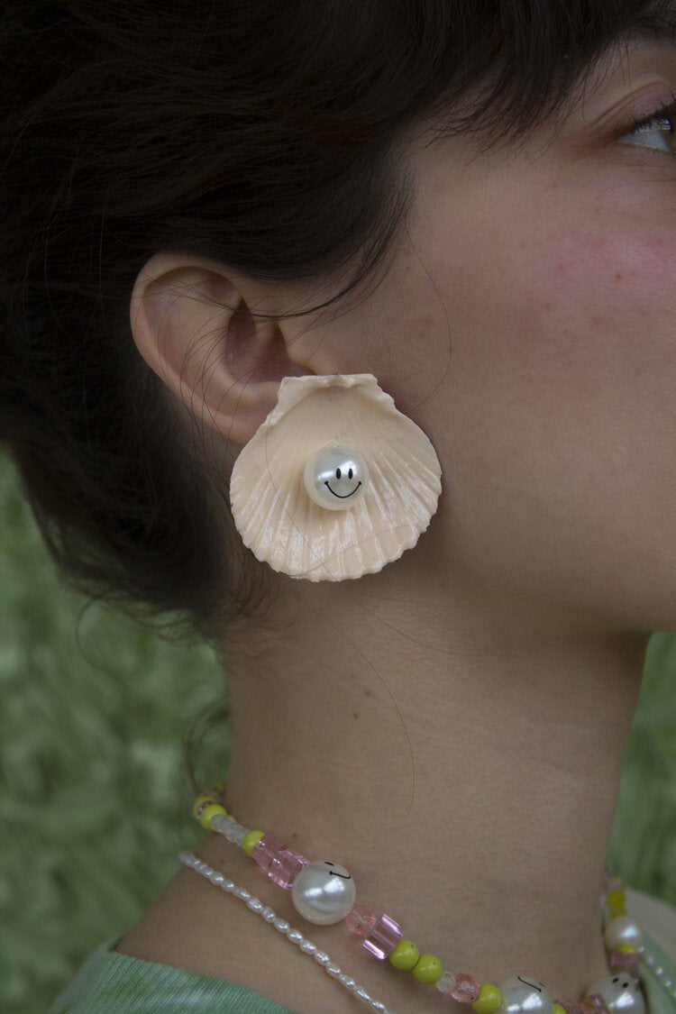 kunst, shop kunst, shell earring, sustainable, recycled, upcylcing, kathleen, shop kathleen, los angeles, boutique
