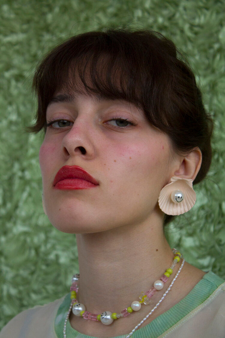 kunst, shop kunst, shell earring, sustainable, recycled, upcylcing, kathleen, shop kathleen, los angeles, boutique