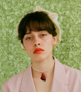Pearl necklace, choker, kunst, shop kunst, kathleen, shop kathleen, los angeles