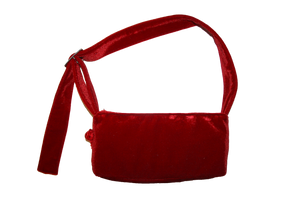 Matilda Aberg, Mini Bag, 90s Handbag, Sustainable Designer, Independent Designer, Stockholm Designer, Independent Fashion, Kathleen, Shop Kathleen, Kathleen Los Angeles, Los Angeles Boutique, Independent Boutique, Crushed Velvet Bag, Red Handbag, Embroidered Bag, Beaded Bag, Beaded Flowers, Floral Handbag, Flower Handbag, Mini Bag, Recycled Fabric, Upcycled