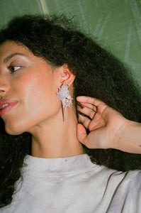 earrings, shell earrings, pearl earrings, kunst, shop kunst, kathleen, los angeles, boutique, upcycling, recycled 