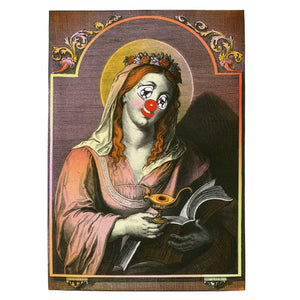 poster, adrienne kammerer, print, harlequin prankster