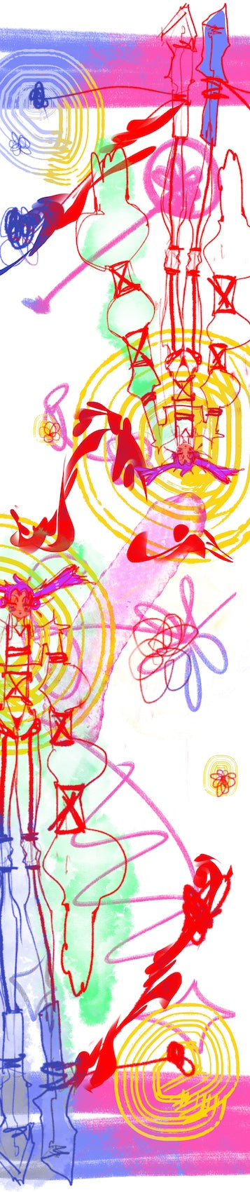  Gabrielle Rosenstein, Elf, printed, Kathleen, Kathleen Los Angeles, Independent Boutique, Independent Artist, Los Angeles Boutique, Independent Designer, Los Angeles Artist, independent fashion, hand drawn, artist scarf, lady scrarf, plush scarf, furry scarf, fuzzy scarf, fairy scarf, alien scarf, drawing scarf, pink scarf, white orange scarf, reversible scarf, swirl scarf, alien scarf, doodle scarf, butterfly scarf, 