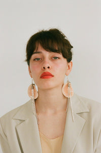 Earrings, shell earrings, oyster earrings, pearl earrings, kunst, shop kunst, kathleen, los angeles, shop kathleen, boutique