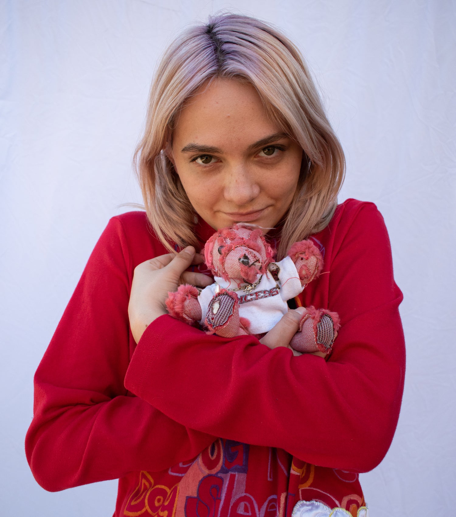 Dean Hoy, Bears Who Care, London Artist, Independent Artist, Independent Designer, Soft Toys, Soft Sculptures, Soft Art, Handmade Toys, Teddy Bear, Kathleen, Kathleen Los Angeles. Los Angeles Boutique, Independent Boutique, Independent Fashion, Sustainable, Upcycled, Recycled Toys