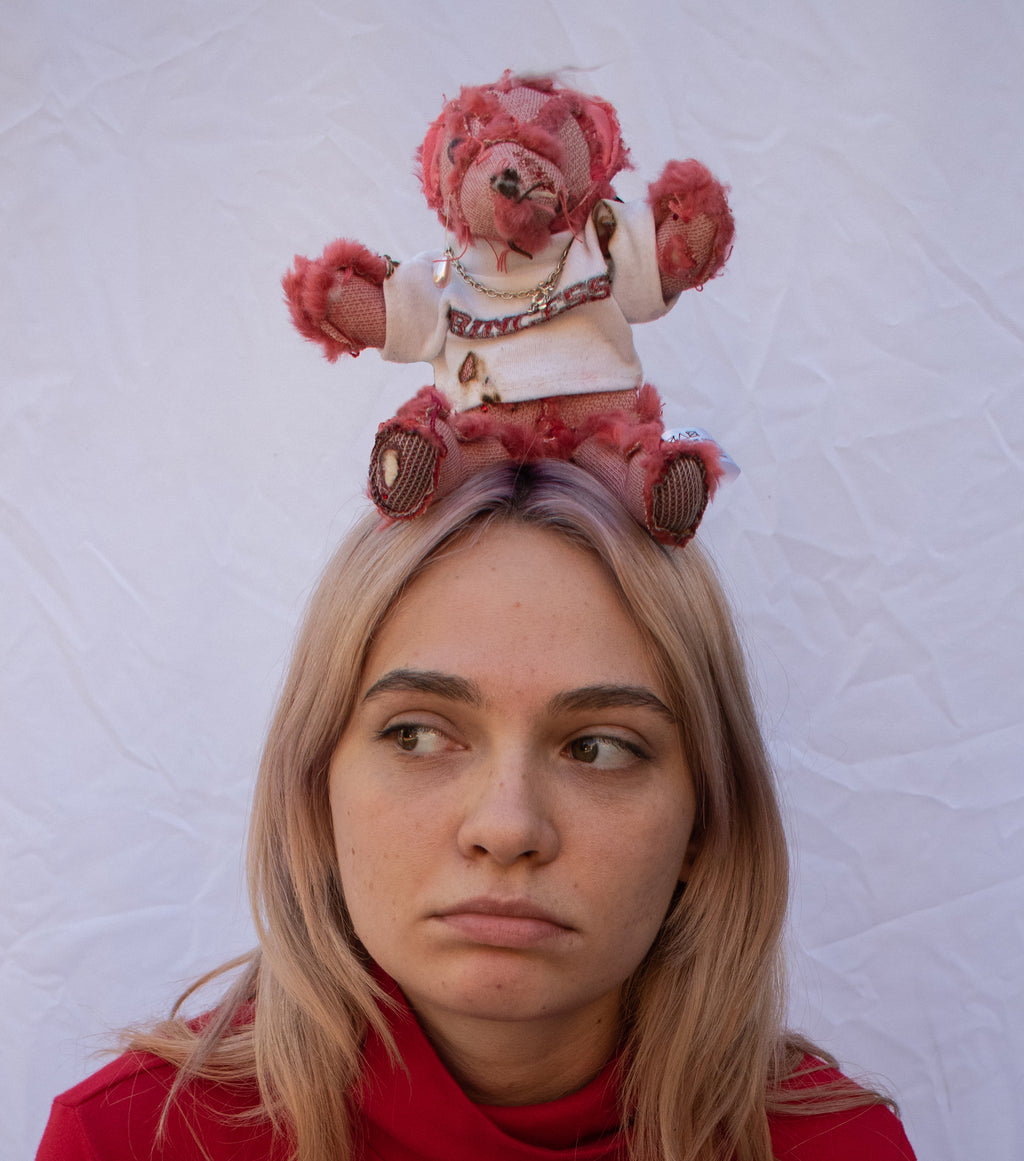 Dean Hoy, Bears Who Care, London Artist, Independent Artist, Independent Designer, Soft Toys, Soft Sculptures, Soft Art, Handmade Toys, Teddy Bear, Kathleen, Kathleen Los Angeles. Los Angeles Boutique, Independent Boutique, Independent Fashion, Sustainable, Upcycled, Recycled Toys