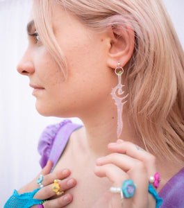 earrings, emma pryde, handmade, dagger, sword, shop kathleen, kathleen, los angeles, handmade, crystal, lasercut, kathleen los angeles, shop kathleen, kathleen la, crystal earrings, emma pryde earrings, emma pryde necklaces,