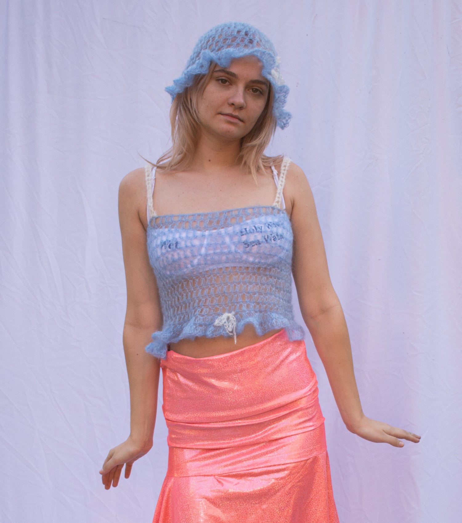 Kathleen, Shop Kathleen, Independent Designer, Crochet Top, Sustainable, Mohair Top, Los Angeles Boutique, Cat Randall Duffy, Crandall Duffy