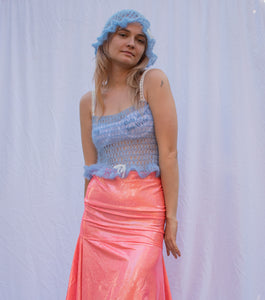 Kathleen, Shop Kathleen, Independent Designer, Crochet Top, Sustainable, Mohair Top, Los Angeles Boutique, Cat Randall Duffy, Crandall Duffy