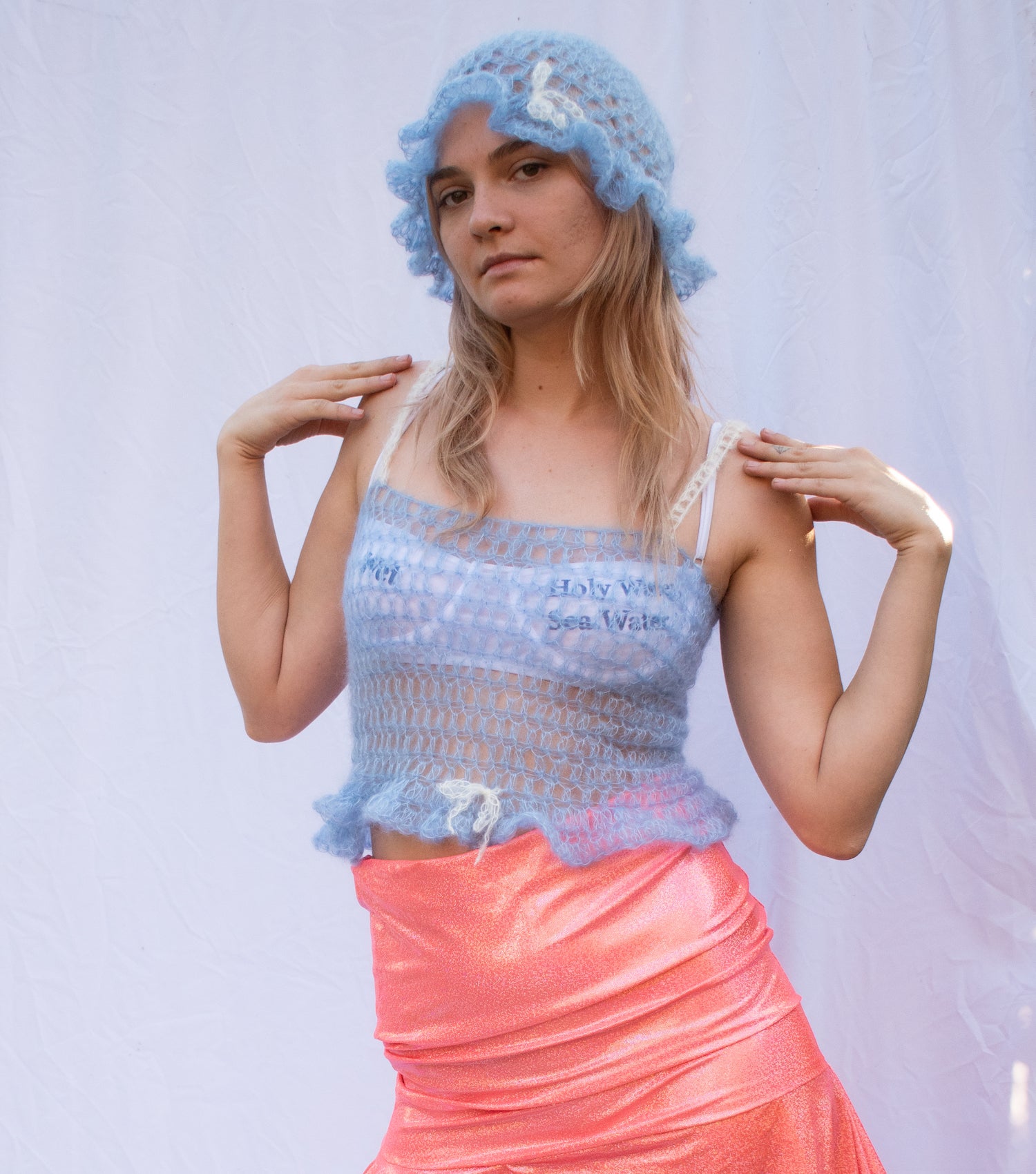 Kathleen, Shop Kathleen, Independent Designer, Crochet Top, Sustainable, Mohair Top, Los Angeles Boutique, Cat Randall Duffy, Crandall Duffy