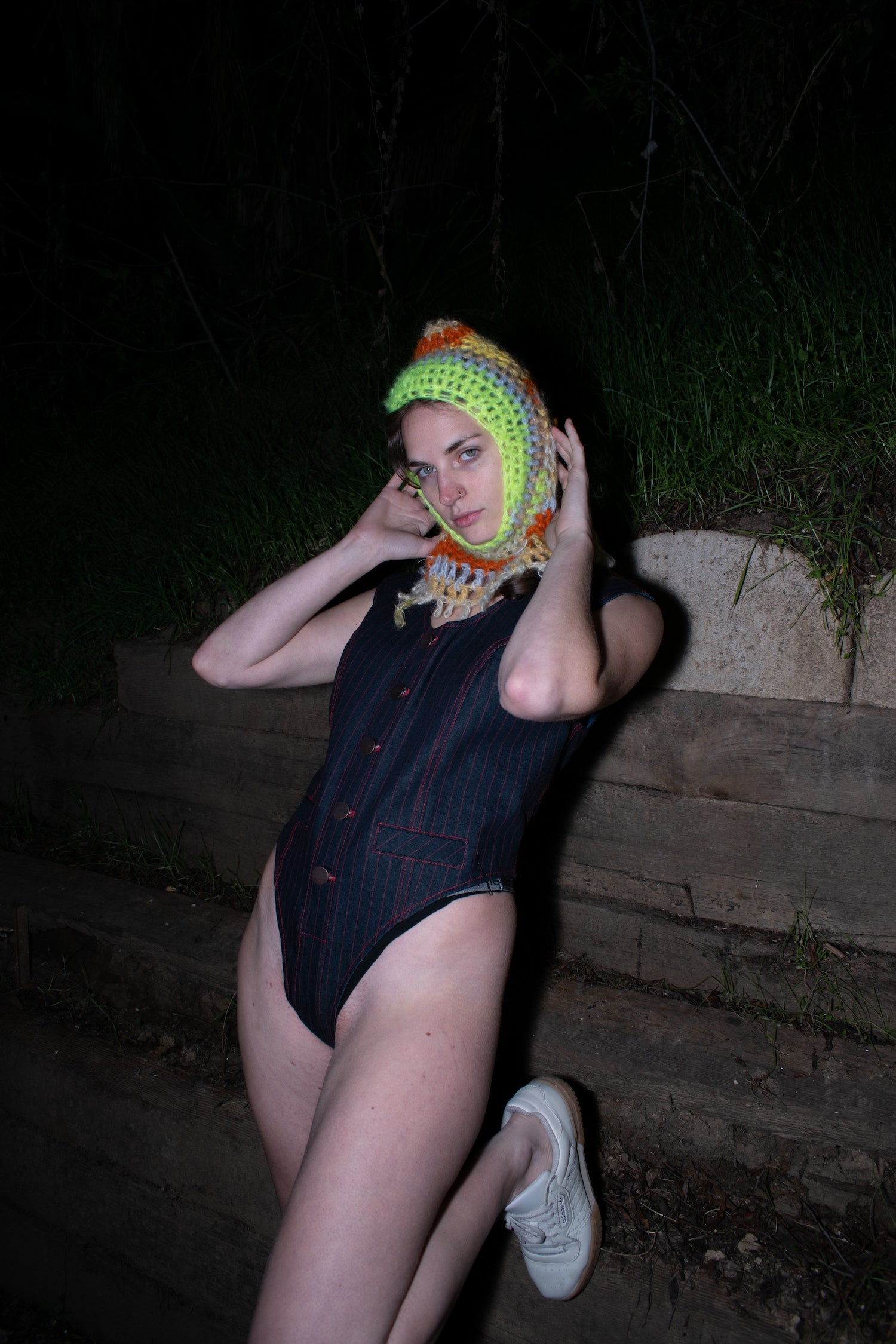 Kathleen, Shop Kathleen, Balaclava, Los Angeles, Independent Designer, Handmade, Crochet, Knit, Natural Dye, Hat