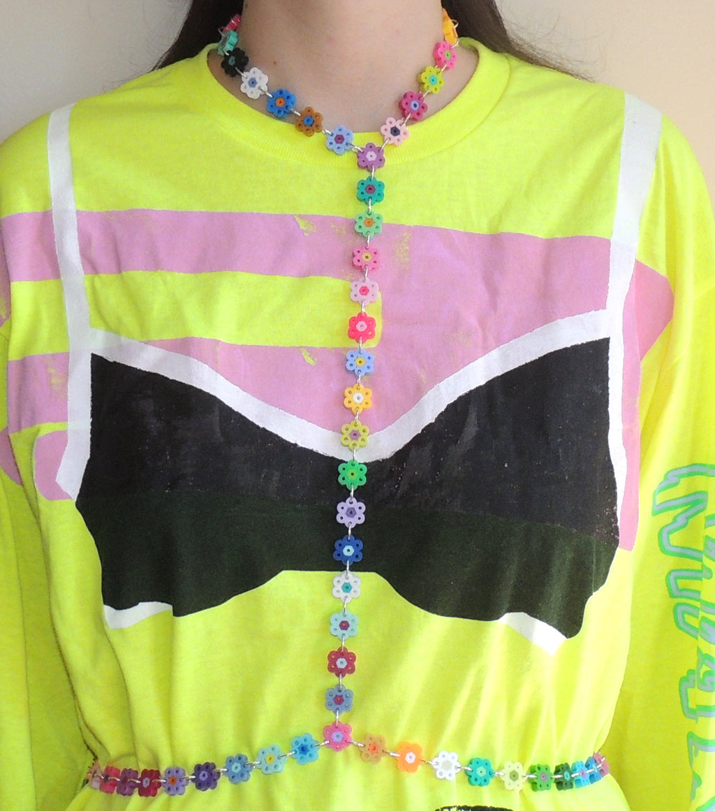 Daisy Chains, NYC, Los Angeles, Handmade, Kathleen, Boutique, Kathleen Los Angeles, Perler Beads, Body Harness
