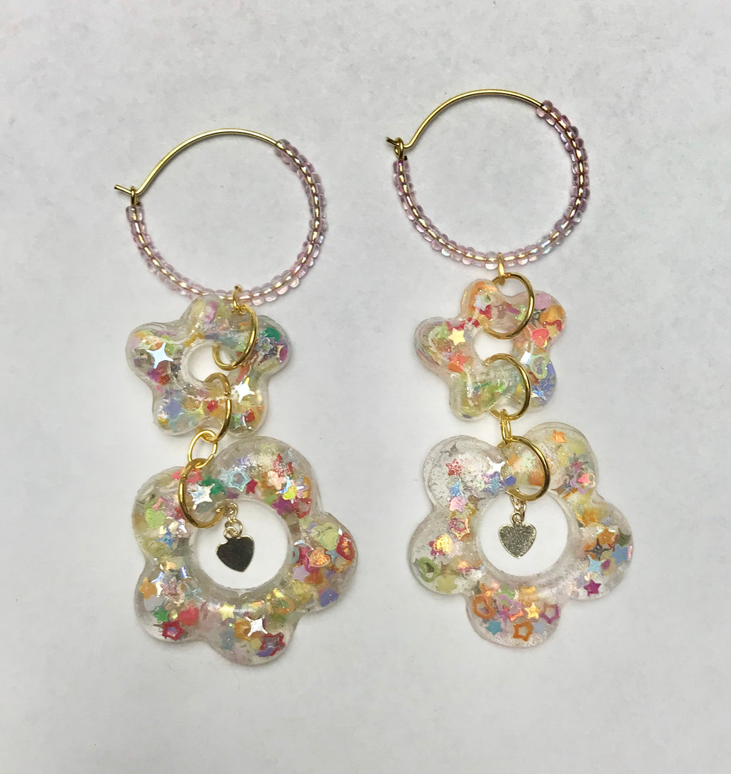 Joey Shares, Resin Earrings, Handmade, Los Angeles, Kathleen, Shop Kathleen