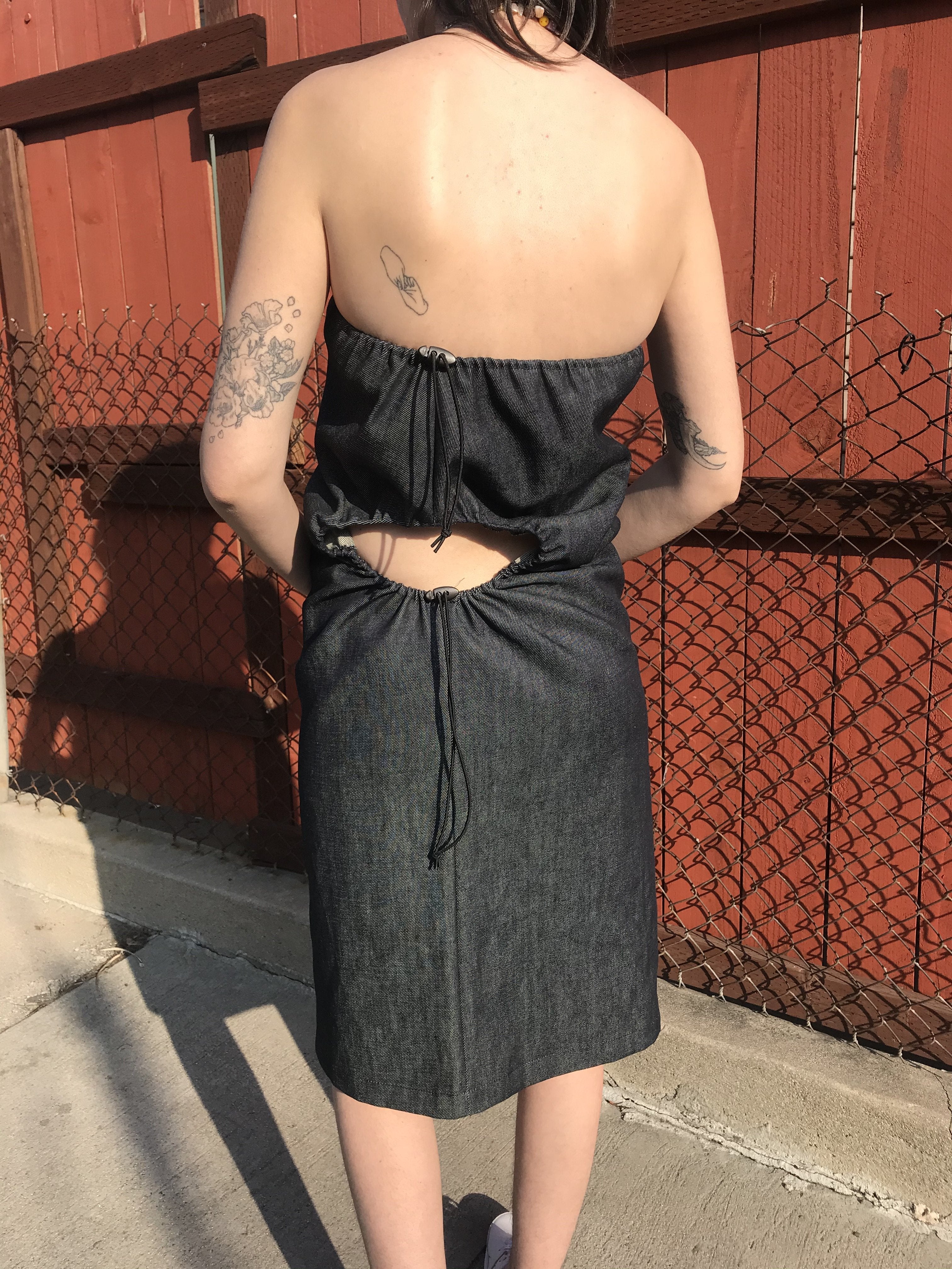 Bite Dress, Ka He, Los Angeles, Lace-Up, Kathleen Los Angeles