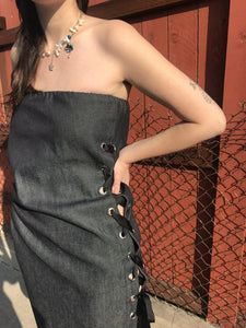 Bite Dress, Ka He, Los Angeles, Lace-Up, Kathleen Los Angeles