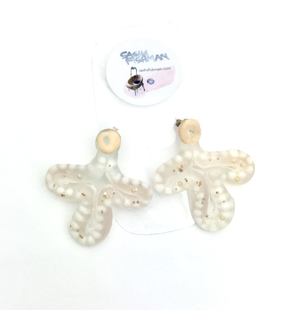 Resin, Earrings, Sasha Fishman, Kathleen, Shop Kathleen