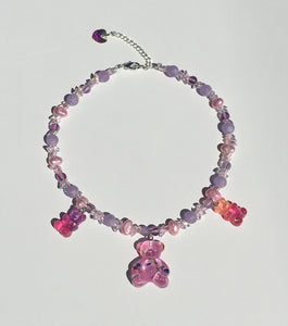 emma pryde, choker, resin, glitter, handmade, los angeles boutique, kathleen, kathleen los angeles, gummie bear, necklace, pearls, freshwater pearls, baroque pearls