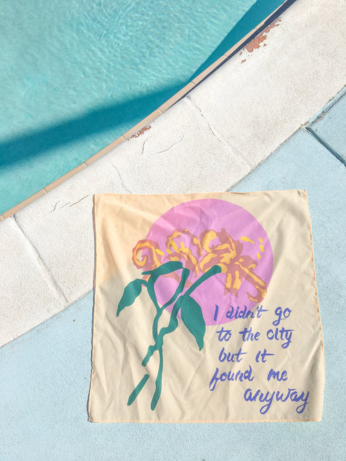 rosie la jaguara silk square, scarf, silk