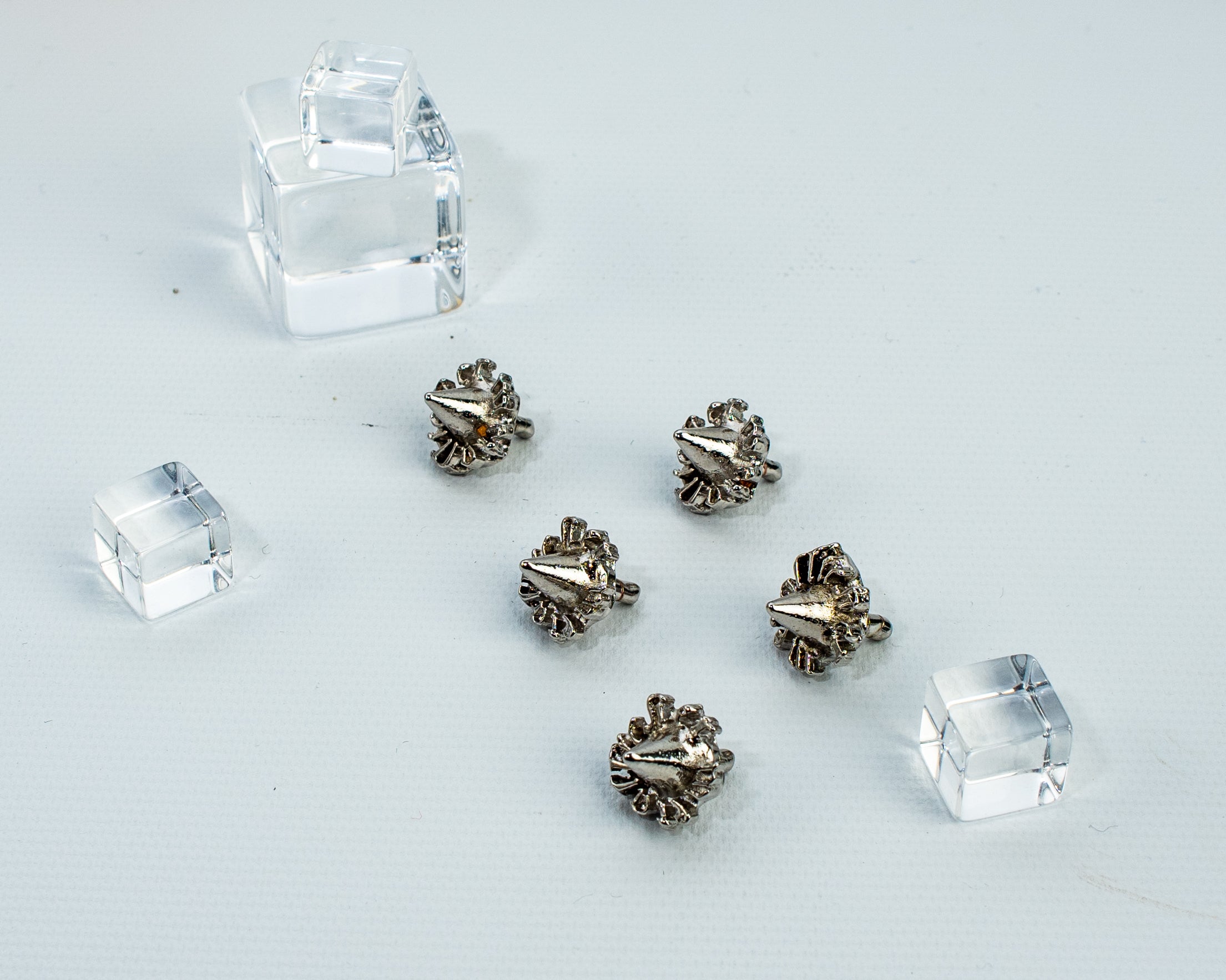 metal licker ebonny munro stud, jewelry, earrings, sterling silver