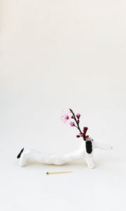 Petite Dog Vase