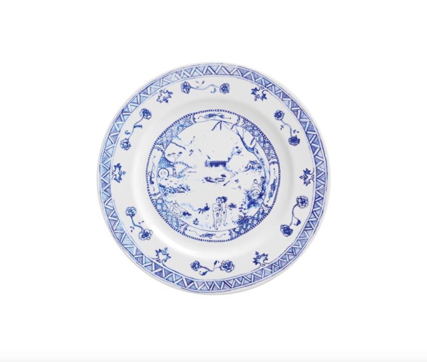 art object, alyssa goodman, porcelain, Baby Jewish, porcelain plate
