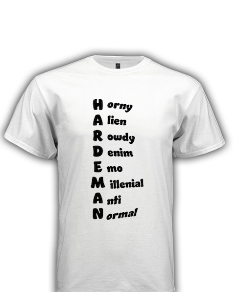 Hardeman, Hardeman Denim, Acrostic Tee, Logo Tee, Made in Los Angeles, Tshirt, Graphic Tee, Tanga Jeans, Sophie Hardeman, Cotton Tee, Long Sleeve Tshirt, Kathleen, Kathleen Los Angeles, Los Angeles Boutique, independent fashion, independent designer, independent artist, NYFW