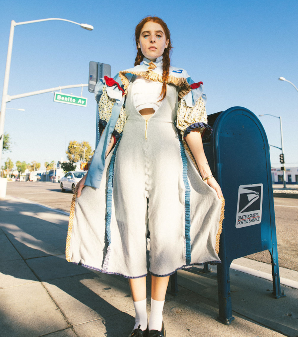 JRAT, Janelle Rabbott, Upcycle, Sustainable, Kathleen, Shop Kathleen, Boutique, Ugly House on the Prairie, Los Angeles, One of a Kind, USPS, Jumpsuit, Romper