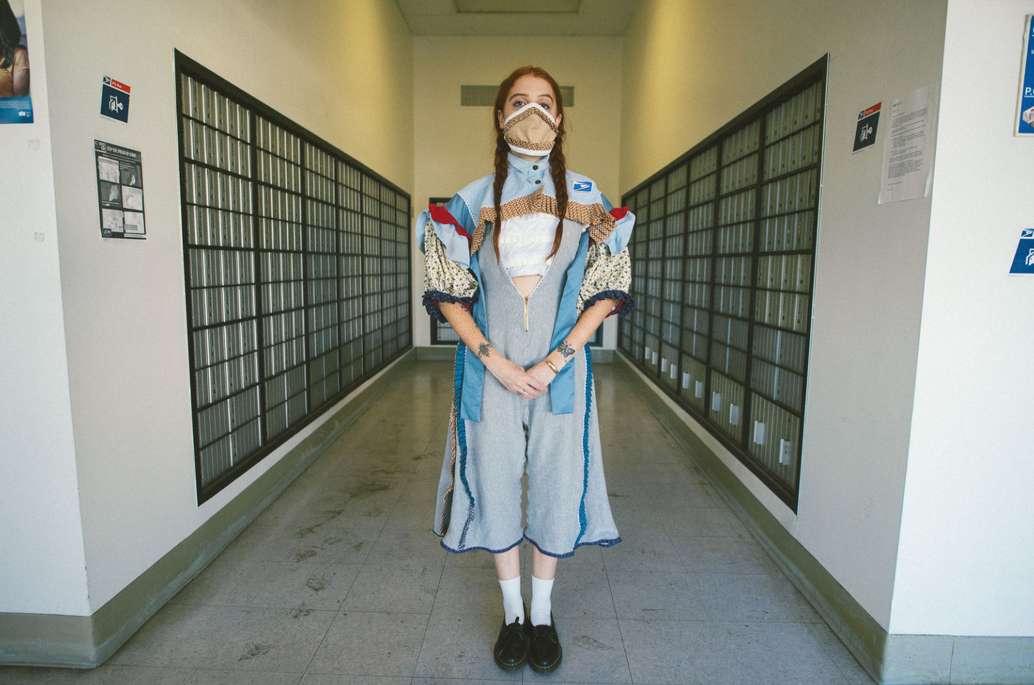 JRAT, Janelle Rabbott, Upcycle, Sustainable, Kathleen, Shop Kathleen, Boutique, Ugly House on the Prairie, Los Angeles, One of a Kind, USPS, Jumpsuit, Romper