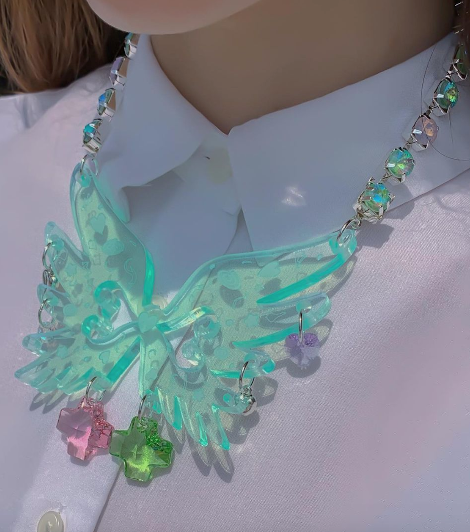 Treasure Chest Butterfly Necklace