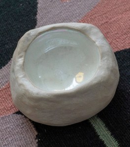 mother of pearl clay bowl, roberta klug
