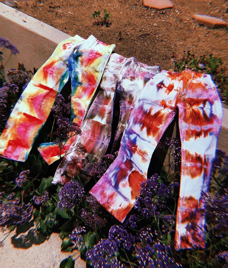 zak syroka jeans, wranger, jeans, denim, 420calories, tie-dye, kathleen, shop kathleen, los angeles