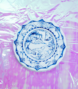 art object, alyssa goodman, porcelain, Baby Jewish, porcelain plate