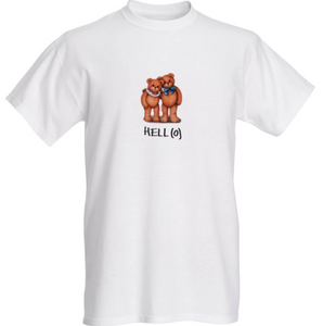 mc hardcore, hell (o) tee, teddy bear, cotton t-shirt, cotton, tee, t-shirt