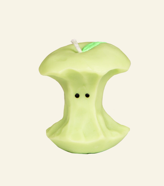 core candle, lump shop, apple candle