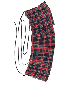 BONE, BONE69, B0NE69, London artist, independent fashion, independent designer, one of a kind, independent fashion, handmade fashion, plaid skirt, wrap skirt, kilt, wrap kilt, anime skirt, punk skirt, kathleen, kathleen los angeles, independent boutique, los angeles boutique, los angeles fashion, one of a kind