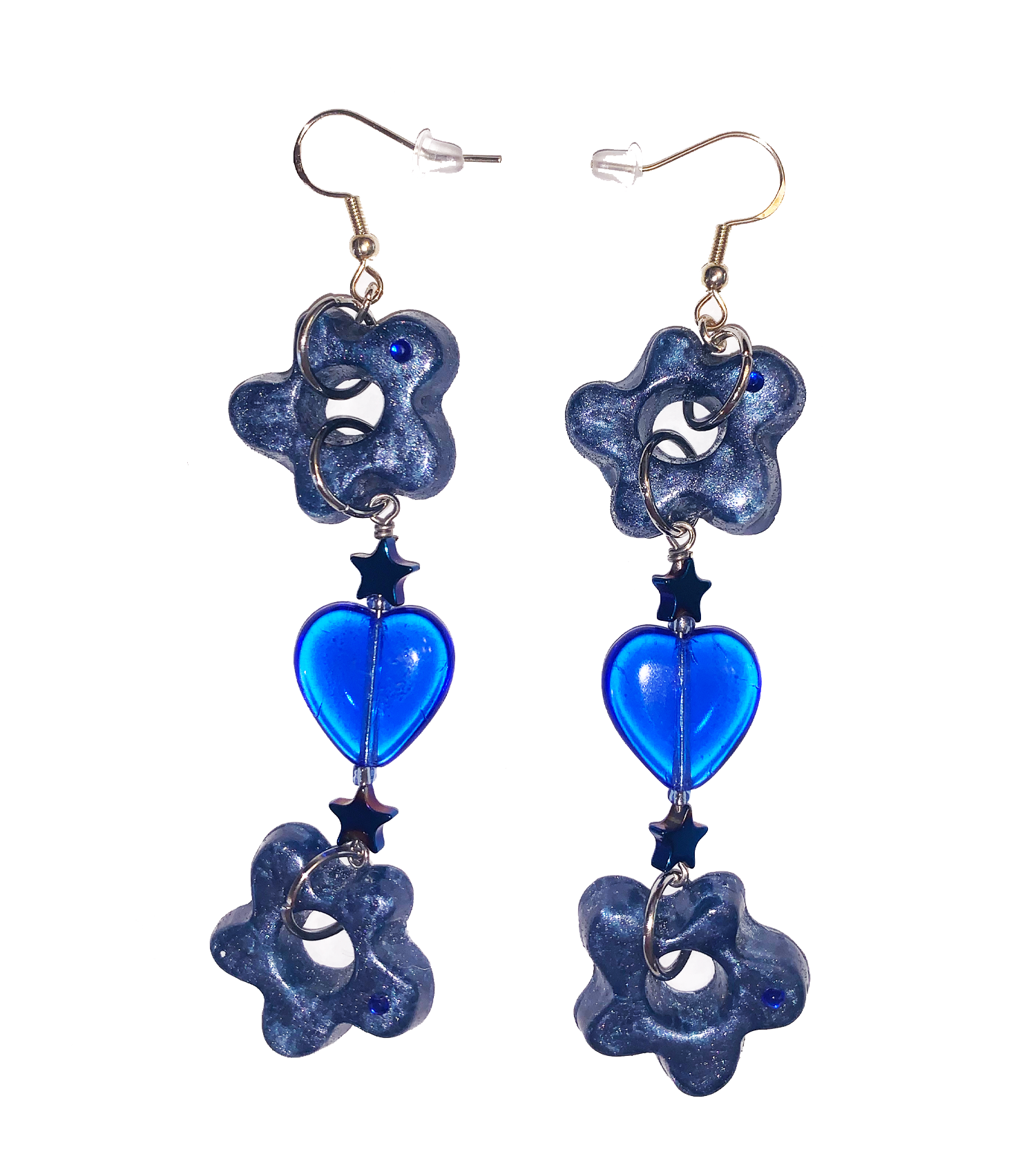 Joey Shares, Resin Earrings, Handmade, Los Angeles, Kathleen, Shop Kathleen, resin, jewelry, hearts, charms, beads, y2k