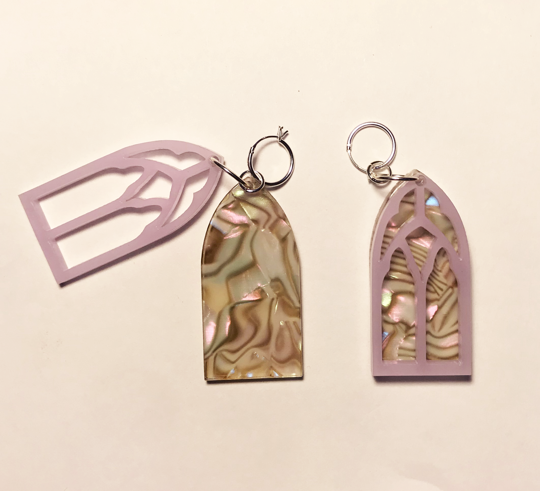 earrings, emma pryde, handmade, church window, tortoise, shop kathleen, kathleen, los angeles
