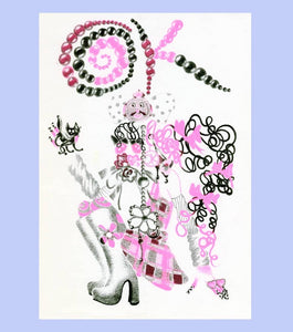 Risograph, Color risograph, Print, Poster, Artwork, ScreenprintKathleen, Kathleen Los Angeles, Independent Boutique, Independent Artist, Los Angeles Boutique, Ema Gaspar, Ema B G, Heart print, small artist print