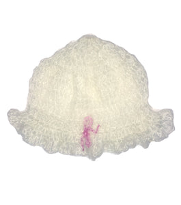 Kathleen, Shop Kathleen, Independent Designer, Crochet Hat, Sustainable, Mohair Hat, Los Angeles Boutique, Cat Randall Duffy, Crandall Duffy, Bucket hat, ruffle hat, bow hat