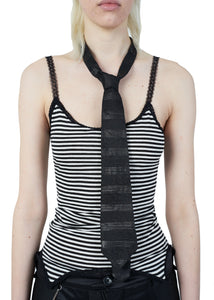 Kitty Corset Back Cami Top - Stripe