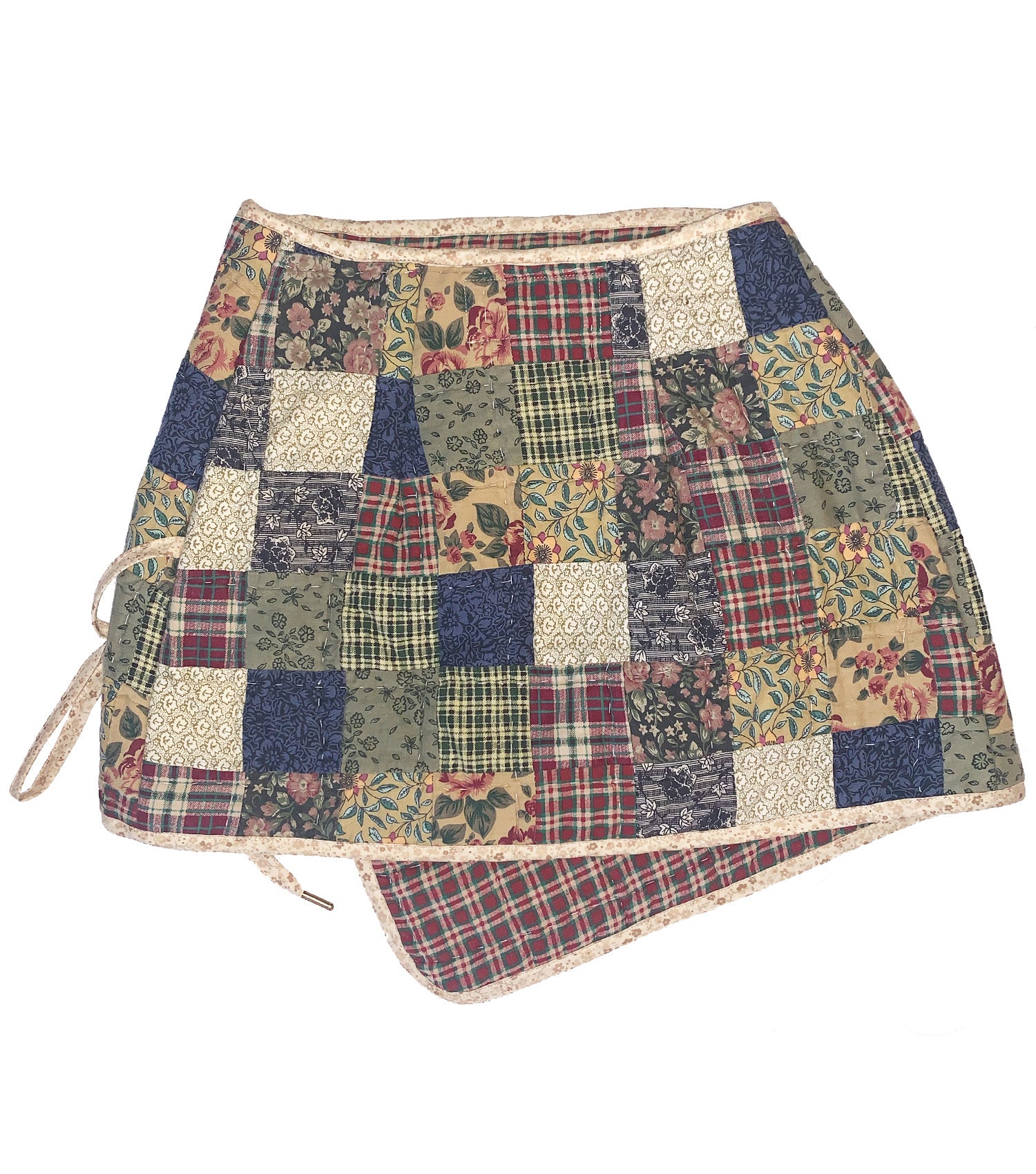 Montreal designer, independent fashion, independent designer, one of a kind, independent fashion, handmade fashion, plaid skirt, wrap skirt, kilt, wrap kilt, anime skirt, punk skirt, kathleen, kathleen los angeles, independent boutique, los angeles boutique, los angeles fashion, one of a kind, quilted skirt, upcycled skirt, patchwork skirt, LAUGH, laugh by lafaille, laughbyfaille, courtepointe skirt