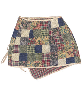 Montreal designer, independent fashion, independent designer, one of a kind, independent fashion, handmade fashion, plaid skirt, wrap skirt, kilt, wrap kilt, anime skirt, punk skirt, kathleen, kathleen los angeles, independent boutique, los angeles boutique, los angeles fashion, one of a kind, quilted skirt, upcycled skirt, patchwork skirt, LAUGH, laugh by lafaille, laughbyfaille, courtepointe skirt