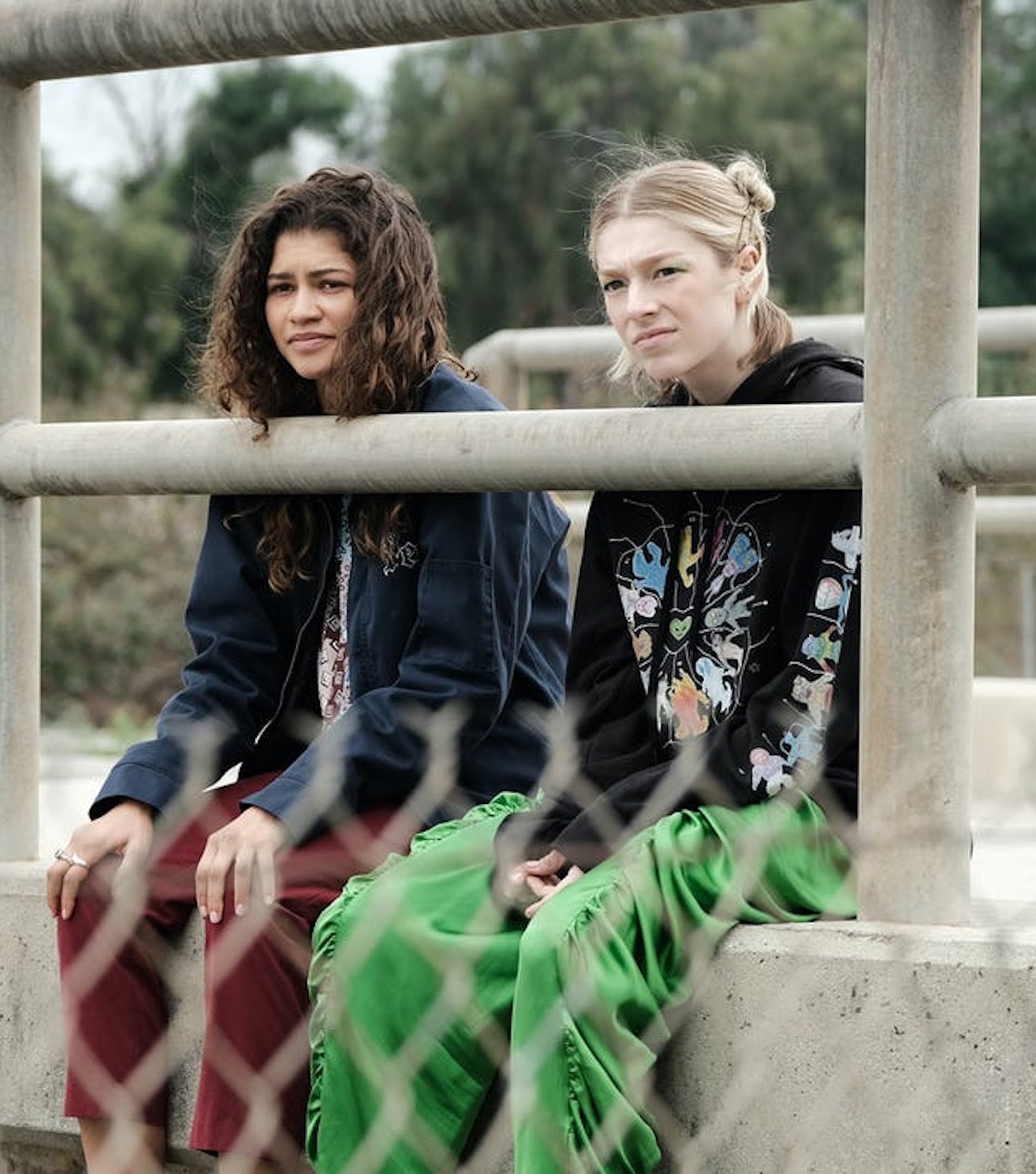 claire barrow, claire barrow extreme sports, encounter hoodie, claire barrow hoodie, aliens hoodierm cbxs401, kathleen, shop kathleen, euphoria, hbo, jules, hunter schafer