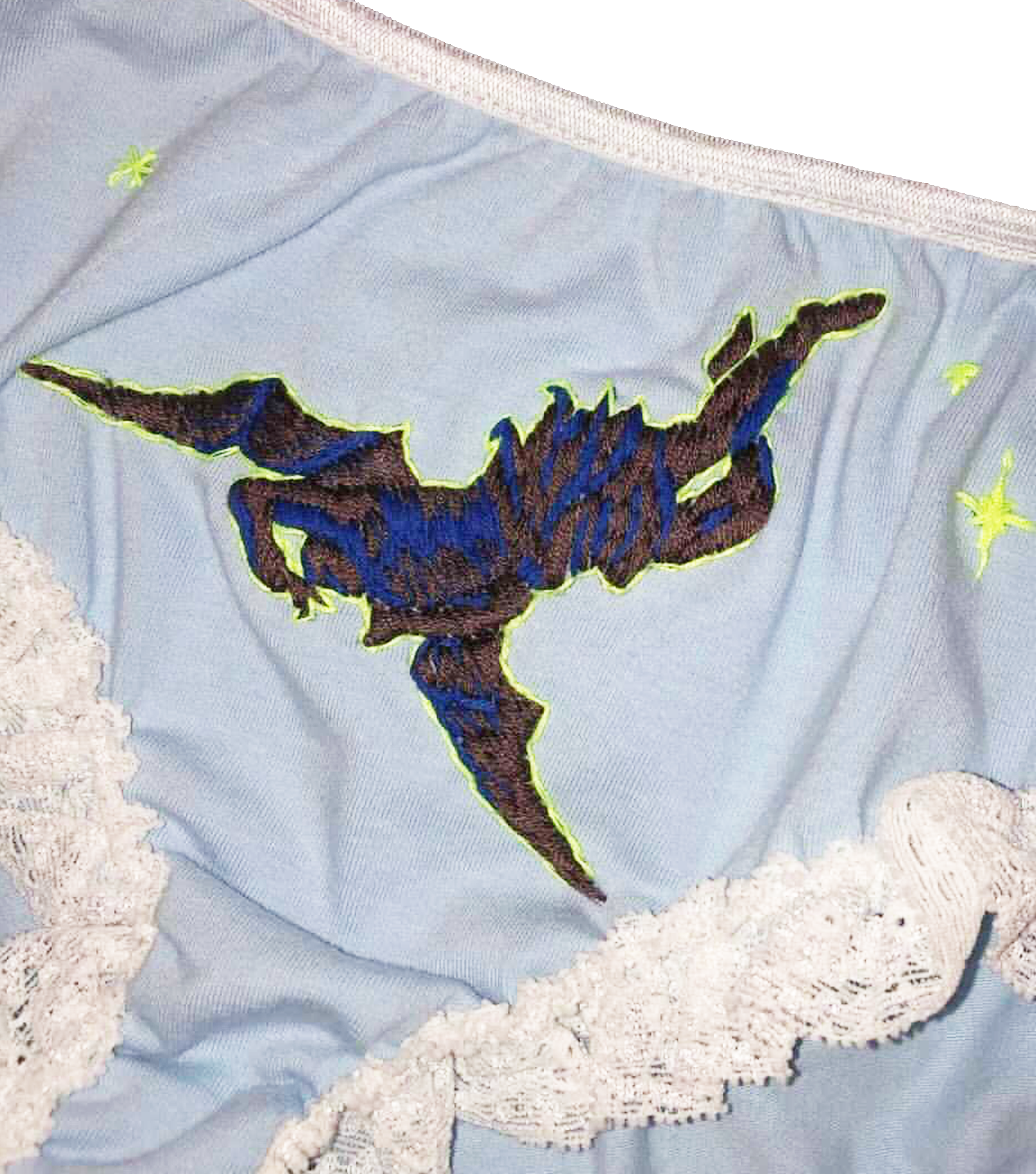 Los Angeles, Kathleen, Shop Kathleen, Los Angeles, Kathleen, Boutique, independent artist, small business, handmade bikini, handmade undies, handmade thong, embroidered underwear, crystal, gemstone, flower, fairy, bear, lizard, gummo, fantasy, wizard, creature, fantasy, small batch, deadstock, sustainable, hand embroidered, one of a kind, hand stitched, schoolfriend, rosary, cross, demon, circus, 666, mesh panties, bear panties, fallen angel, son of dawn