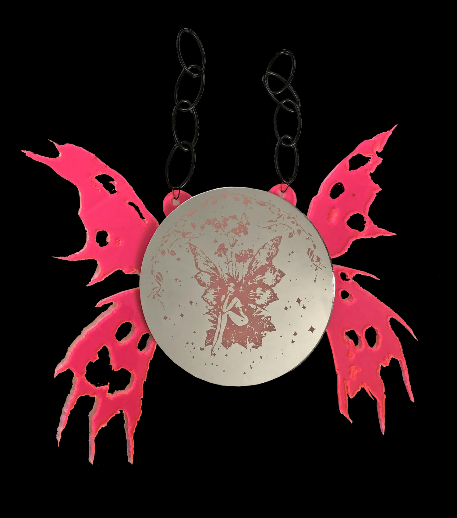 Fairy Winged Hanging Mirror