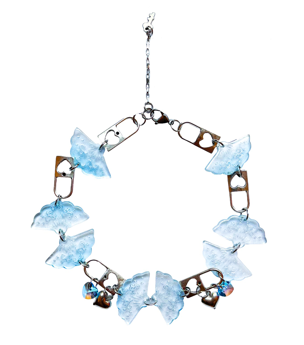 emma pryde, bracelet, fan, fan bracelet, resin charms, charms, hearts, Swarovski, Kathleen, Los Angeles, handmade